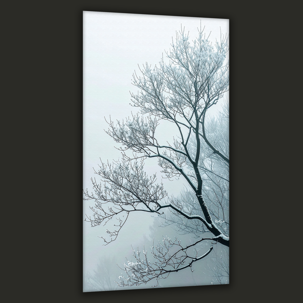 Whisper of Winter Branches (Portrait Canvas Edition)