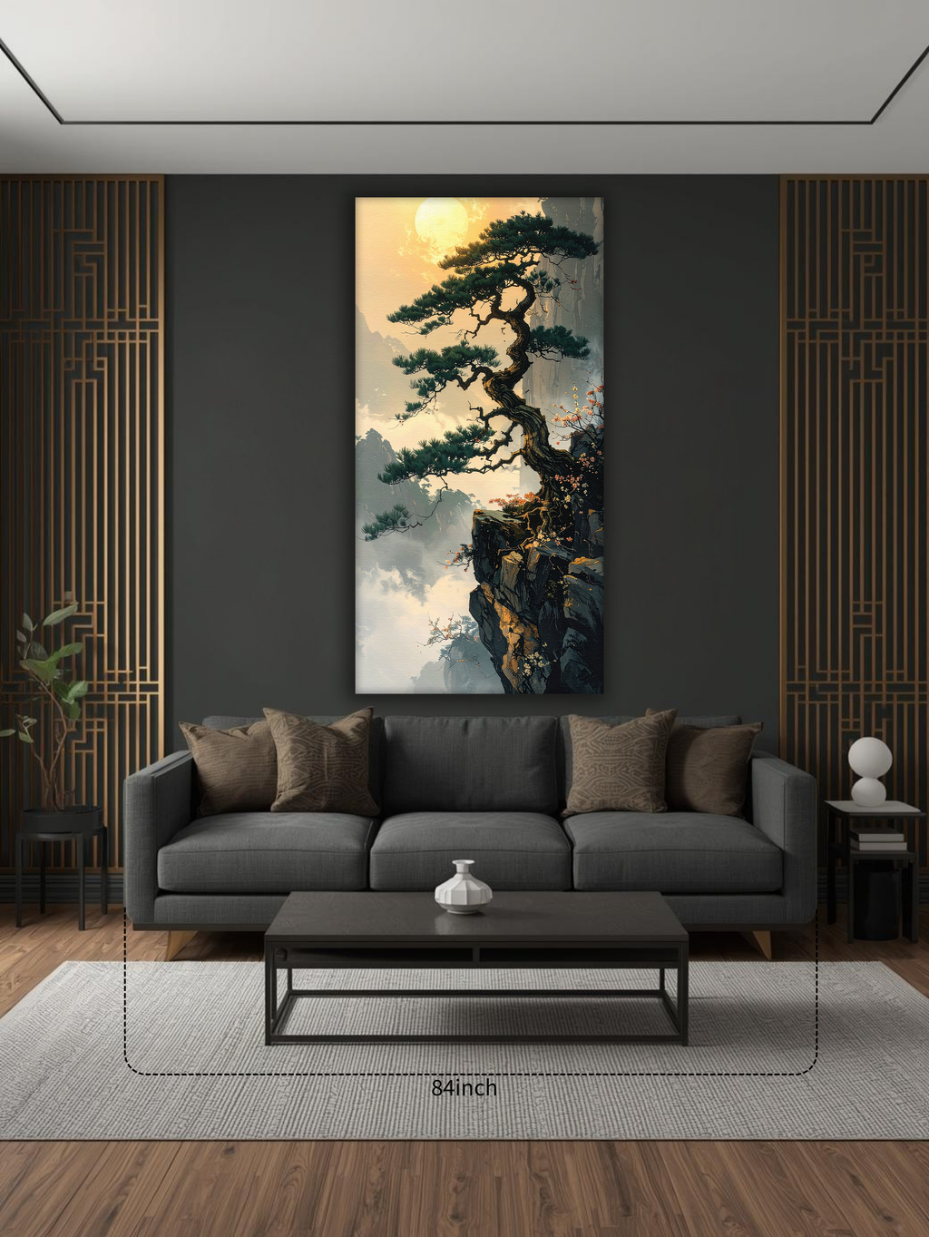 Pine of Dawn Resilience (Portrait Canvas Edition)