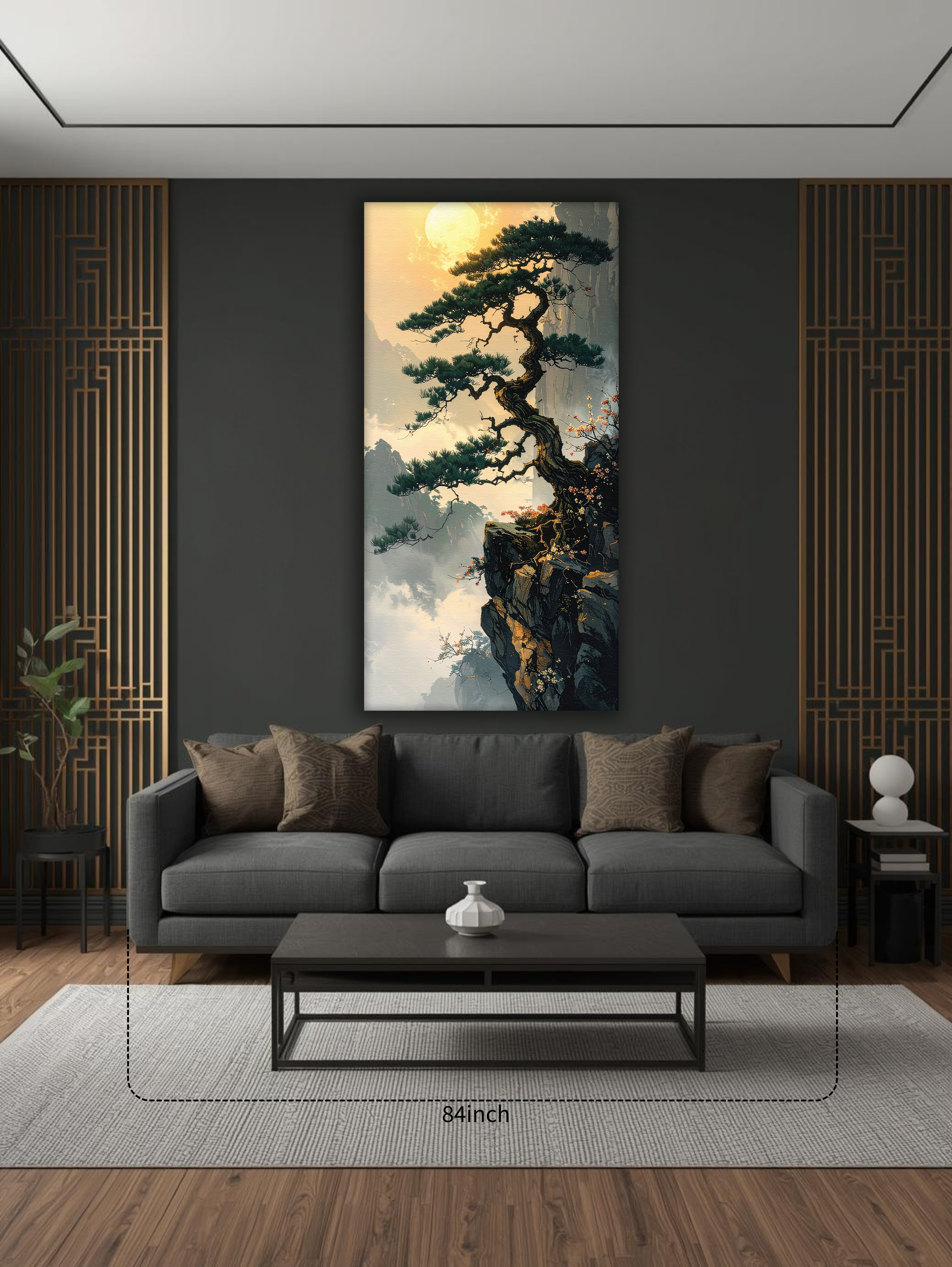 Pine of Dawn Resilience (Portrait Canvas Edition)