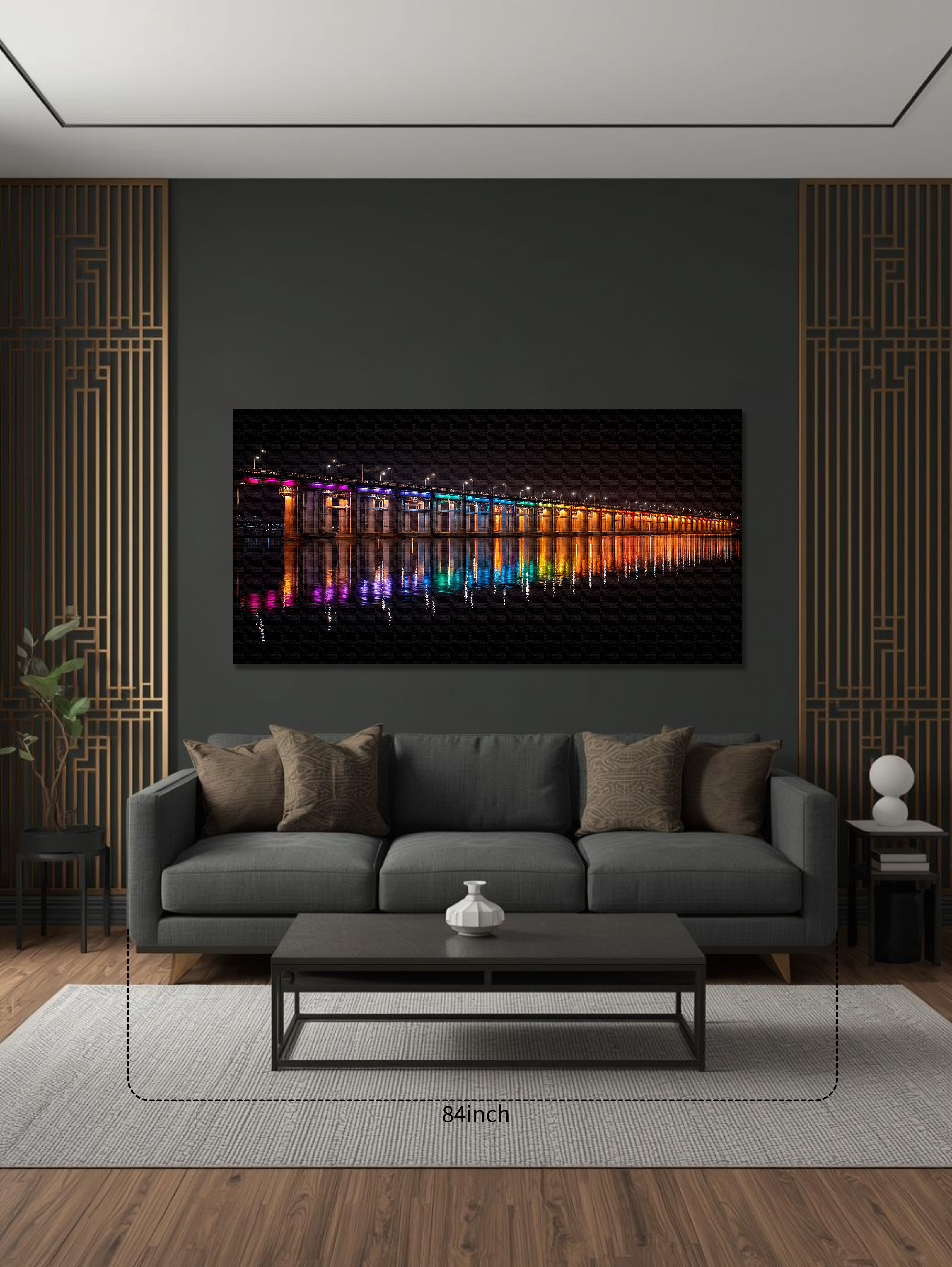 Rainbow Bridge Reflections (Landscape Canvas Edition)
