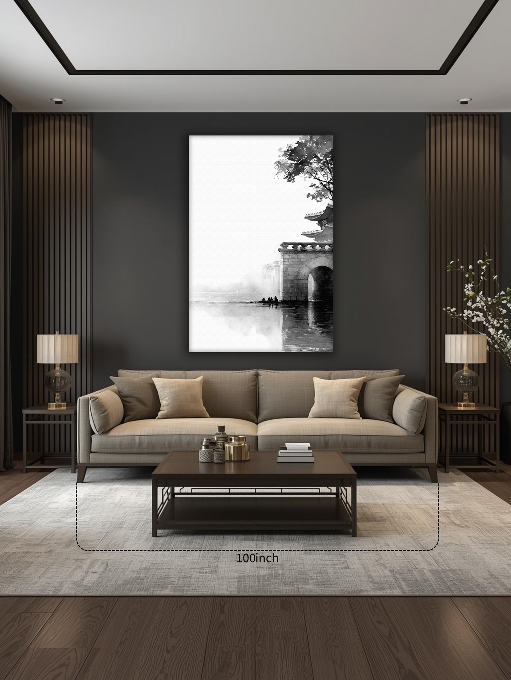 Korean Heritage Gate of Reflection Canvas Art