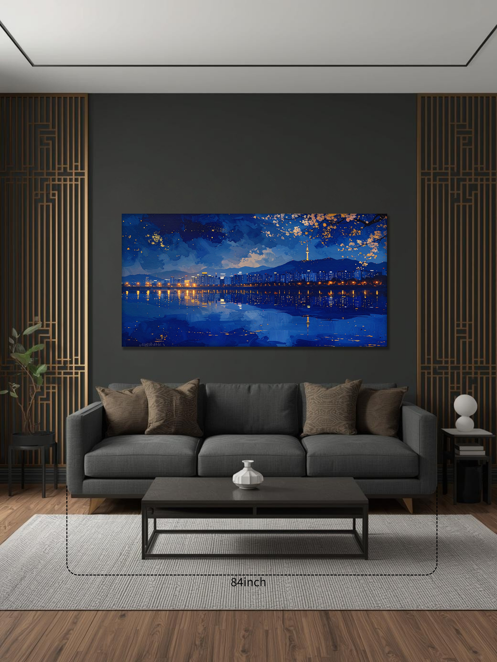 Seoul by Night (Landscape Canvas Edition)