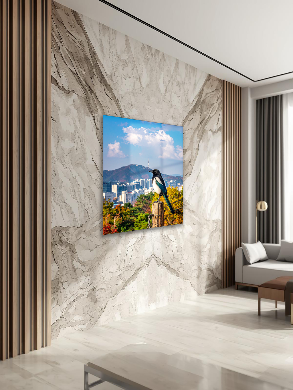 Guardian of Seoul Sky (Metal Art Edition)