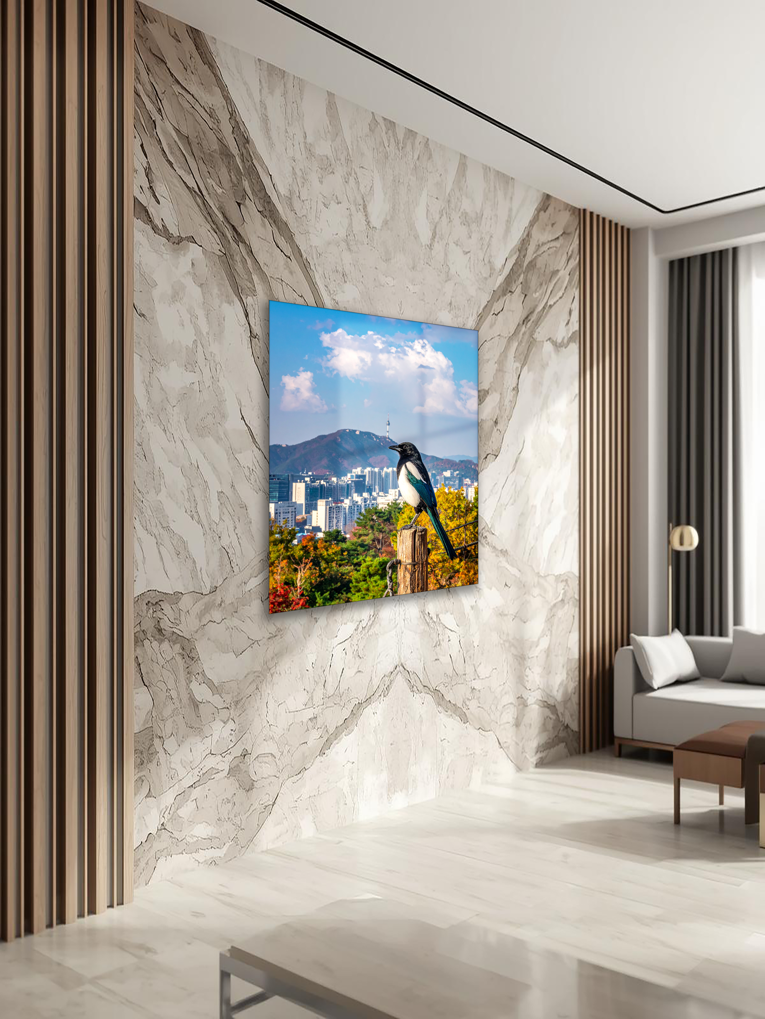 Guardian of Seoul Sky (Metal Art Edition)