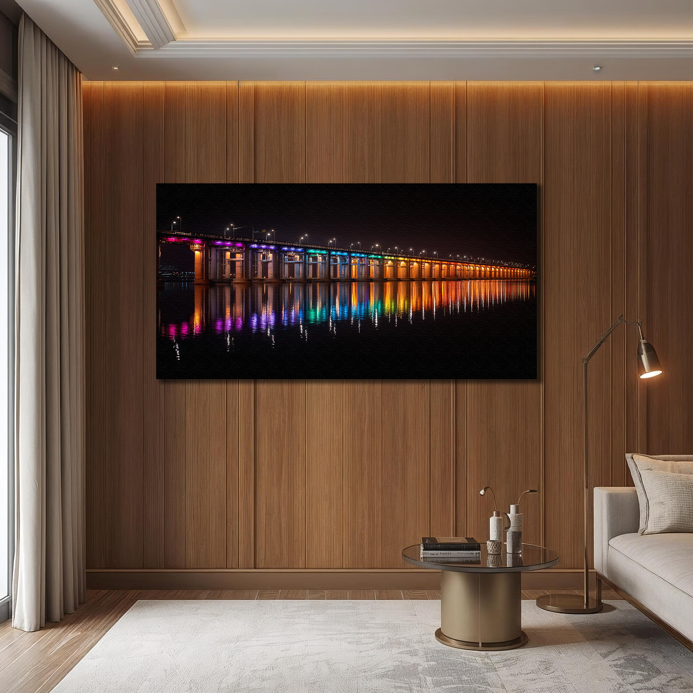 Rainbow Bridge Reflections (Landscape Canvas Edition)