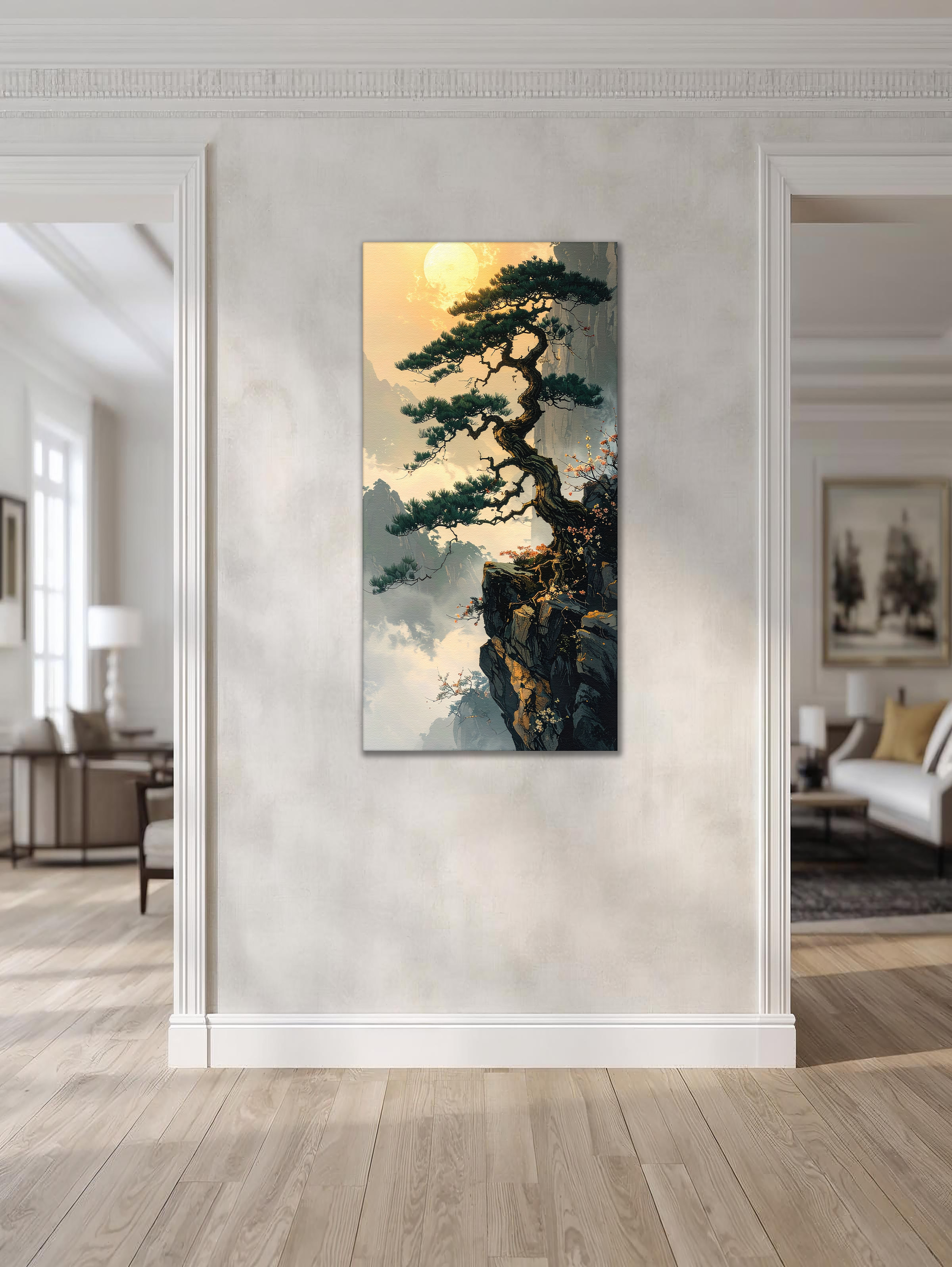 Pine of Dawn Resilience (Portrait Canvas Edition)