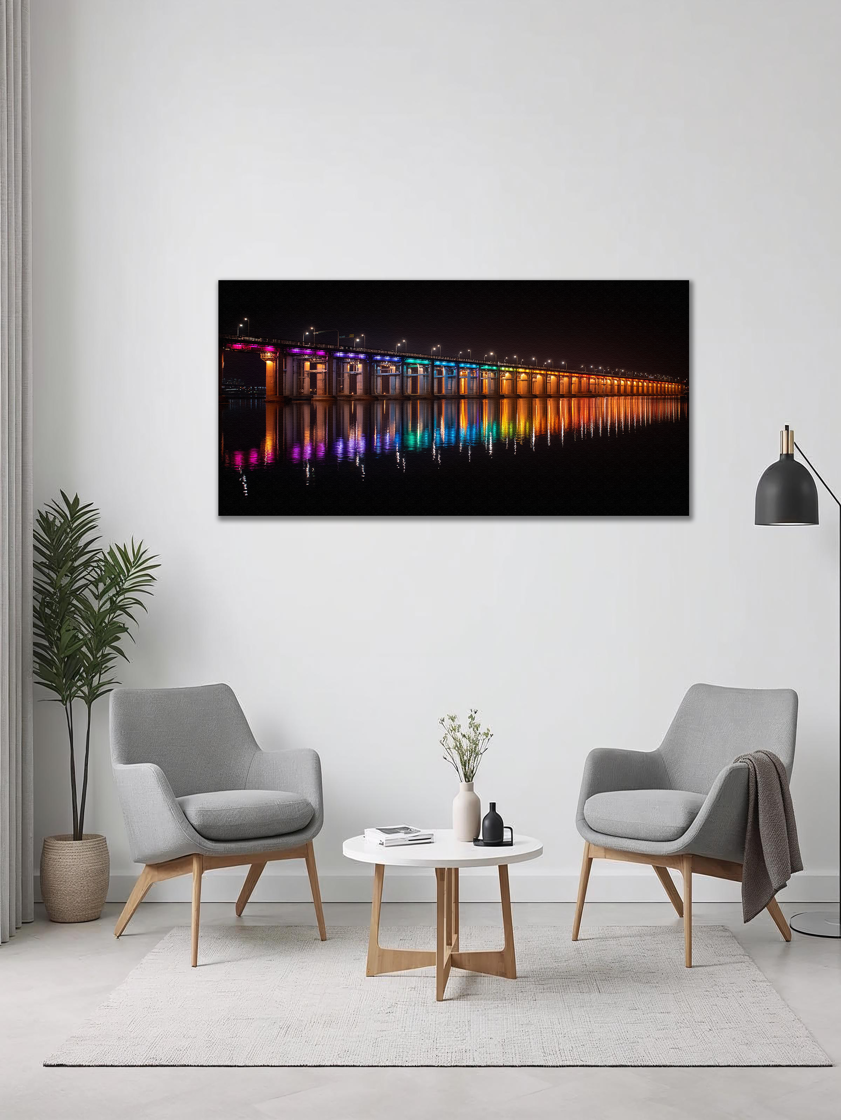 Rainbow Bridge Reflections (Landscape Canvas Edition)